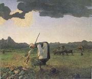 Giovanni Segantini The Hay Harvest (mk09) china oil painting reproduction